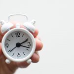The Best Time Is Now! | White Clock | DESMO Wealth Advisors, LLC